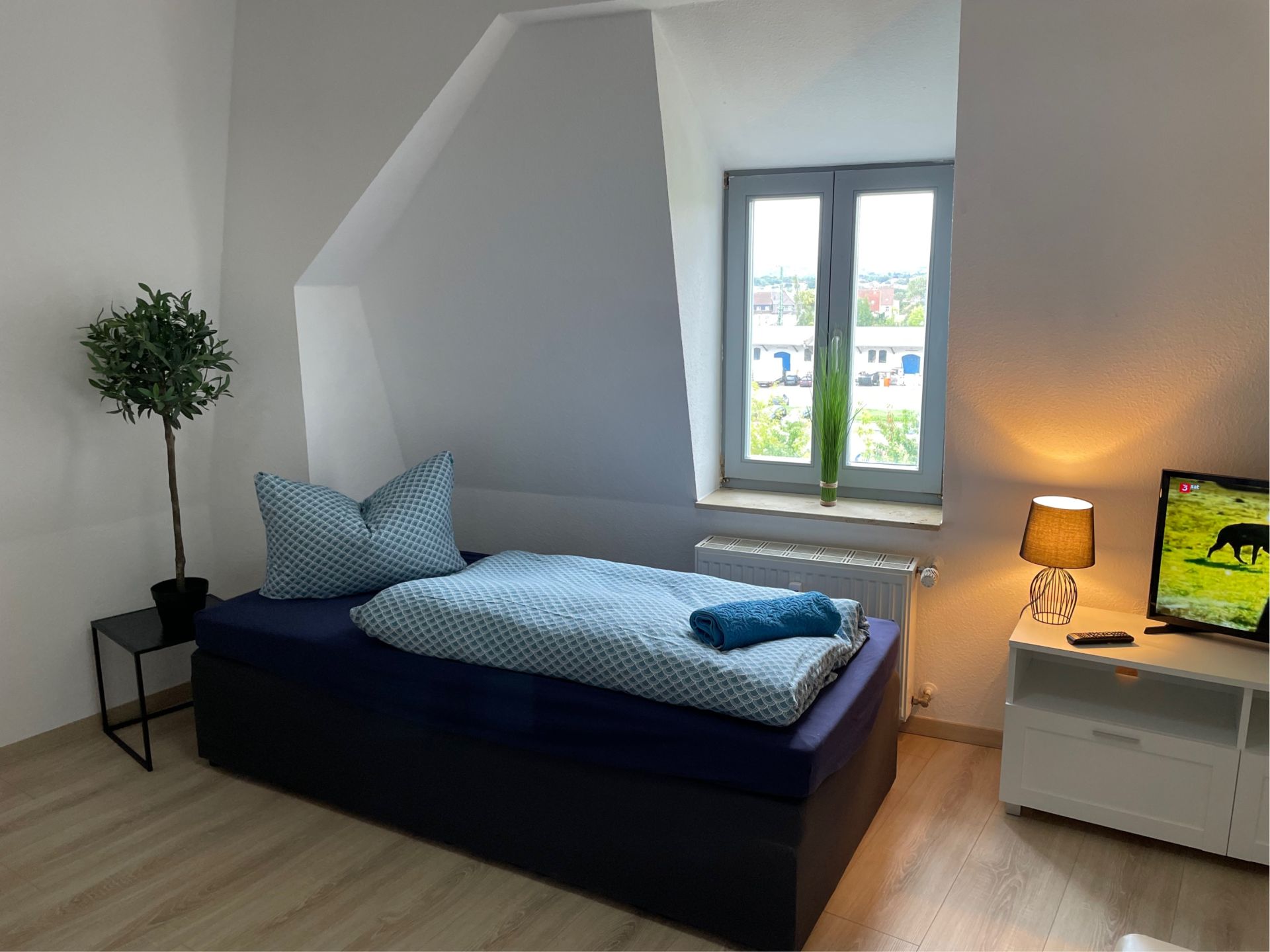 Gute Ferienunterkünfte mit Fernseher in Weimar für einen komfortablen Aufenthalt. Stilvoll eingerichtete Ferienwohnung im Apartmenthaus Weimarblick in Weimar